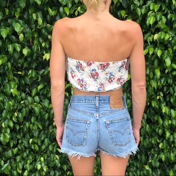 FREE PEOPLE - red/white/blue crop - Picture 2 of 3